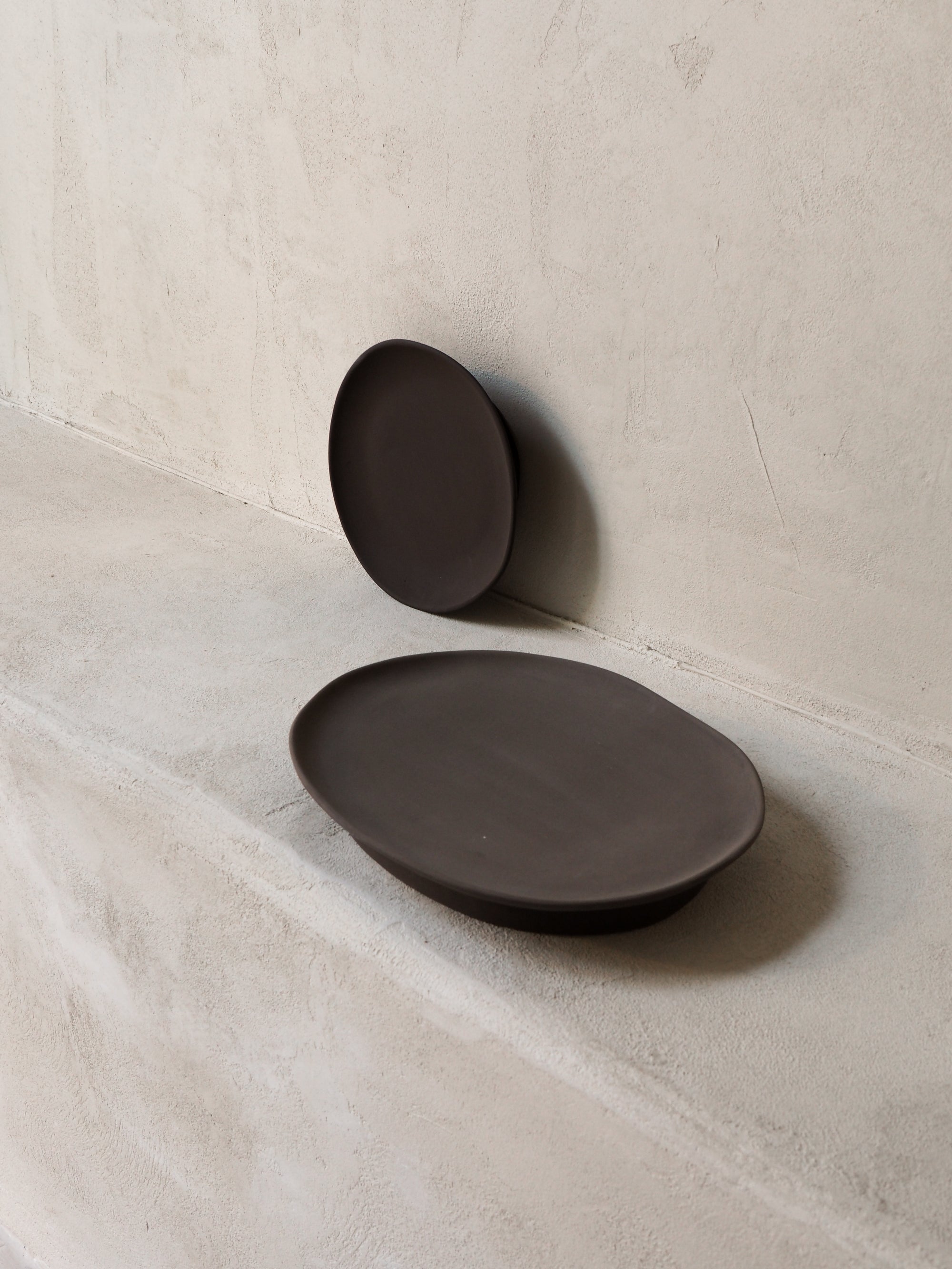 OVAL BLACK TRAY